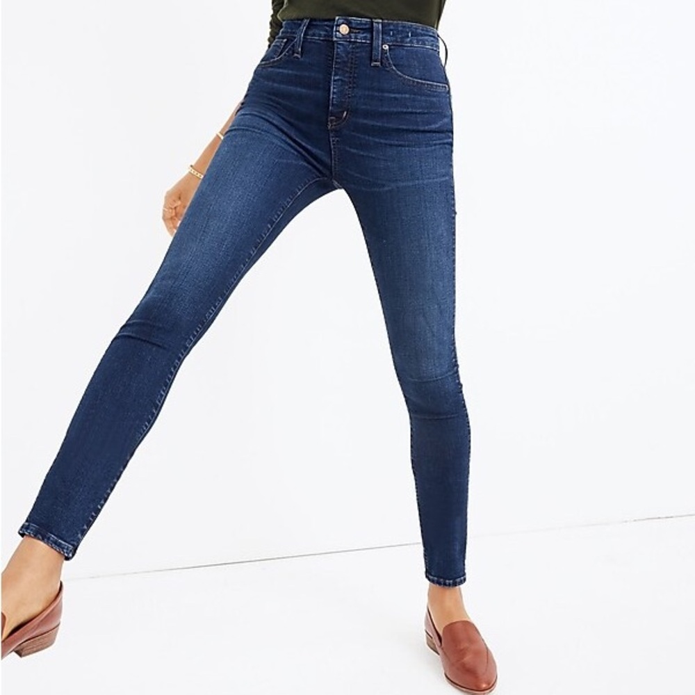 Madewell curvy high-rise skinny jeans: thermolite edition